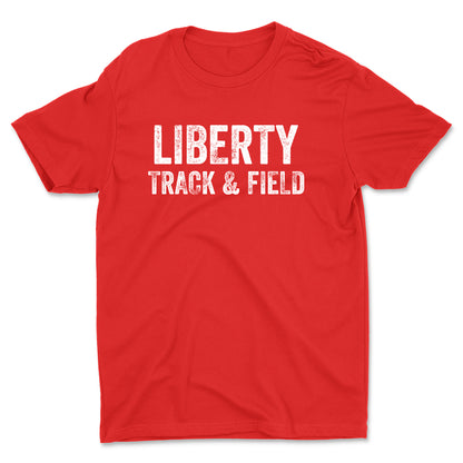 Distressed Liberty Track and Field Unisex Tee