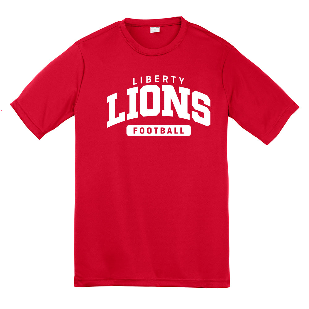 Liberty Lions Football Dri Fit Tee