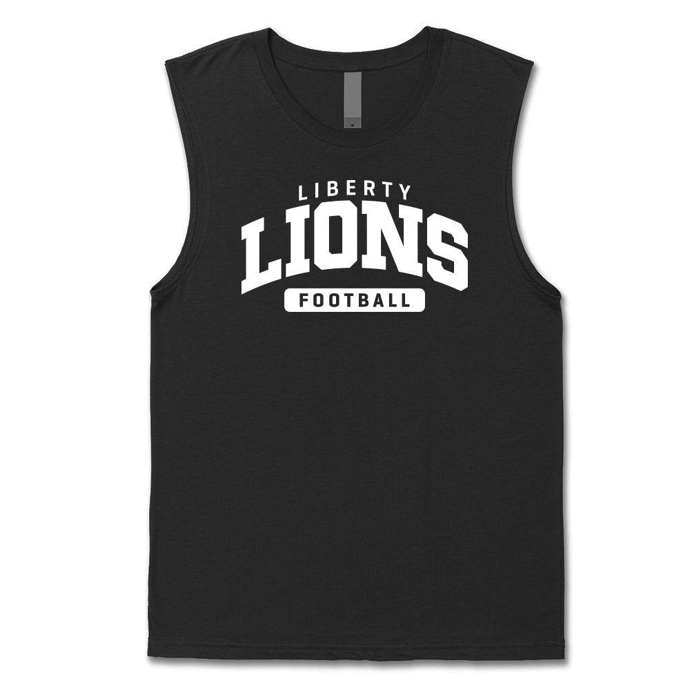 Liberty Lions Football Performance Sleeveless Tank