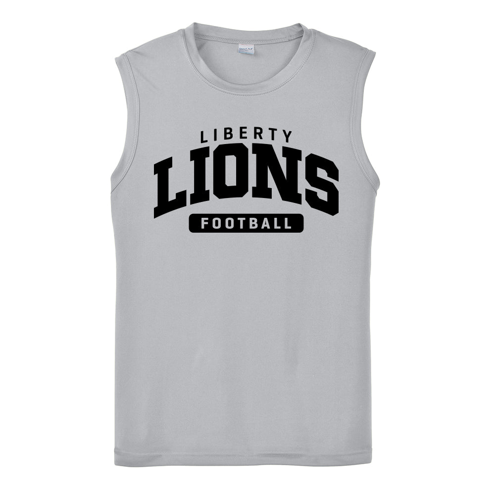 Liberty Lions Football Performance Sleeveless Tank