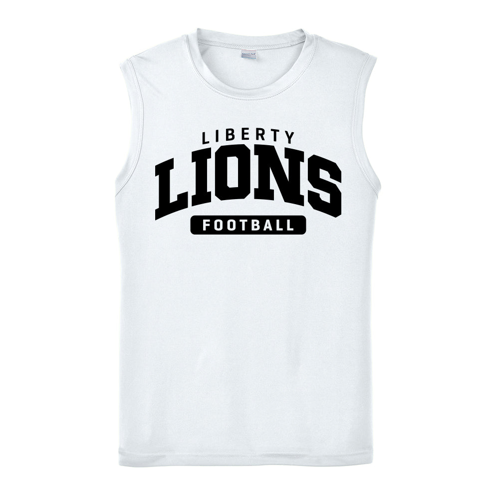 Liberty Lions Football Performance Sleeveless Tank