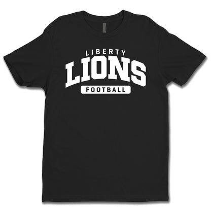 Liberty Lions Football Unisex Tee