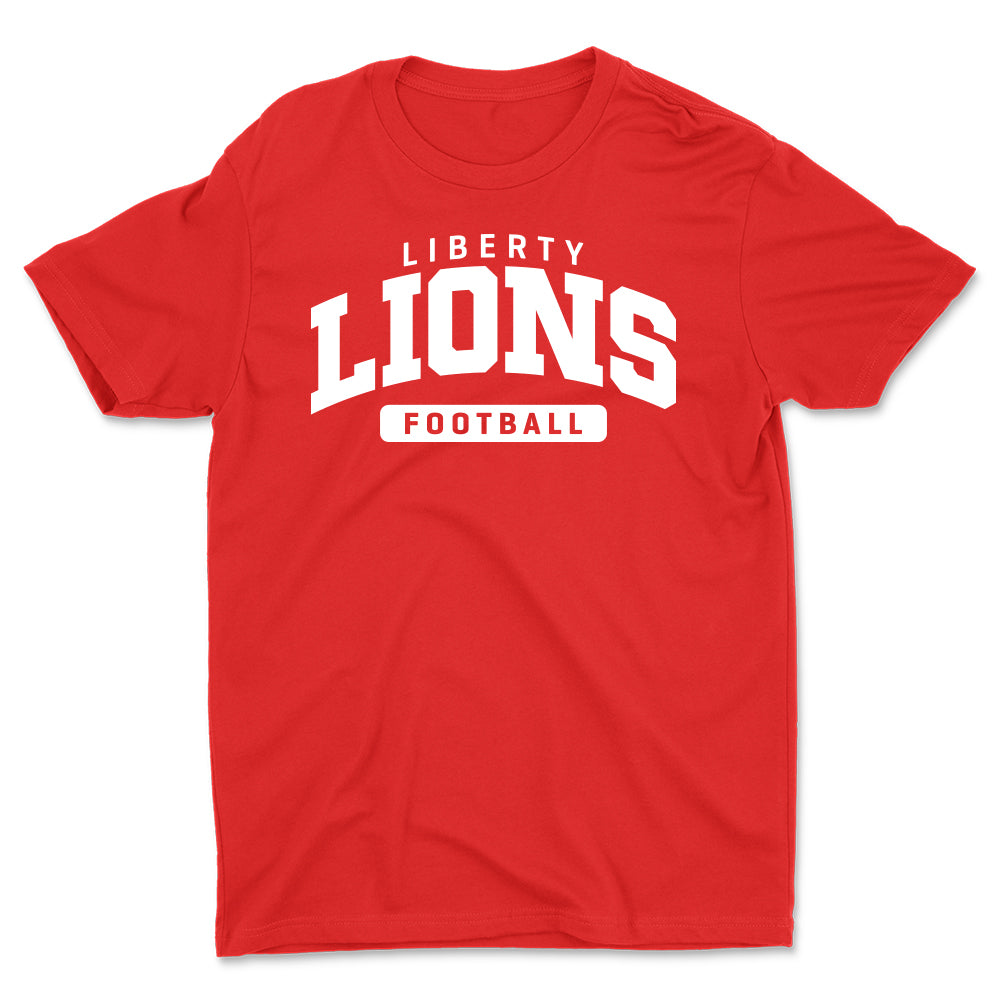 Liberty Lions Football Unisex Tee