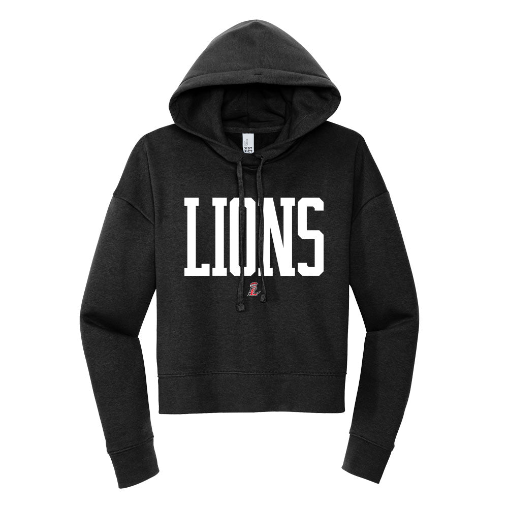 Lions Cropped Hoodie