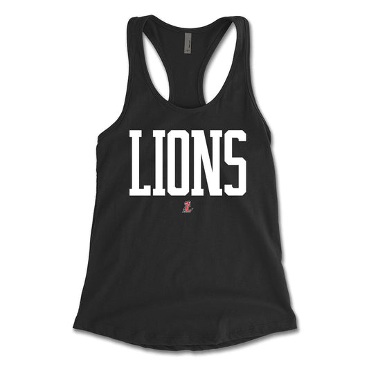 Lions Women's Racerback Tank