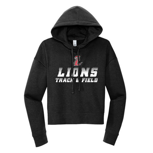 Lions Speed Track And Field Cropped Hoodie