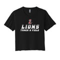 Lions Speed Track And Field Cropped Tee