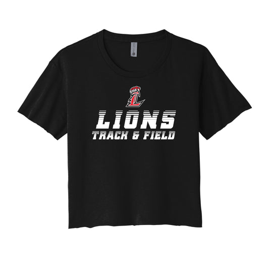Lions Speed Track And Field Cropped Tee