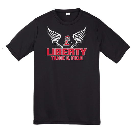 Liberty Track and Field Logo Dri Fit Tee