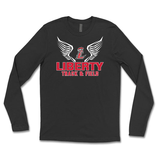 Liberty Track and Field Logo Long Sleeve Tee