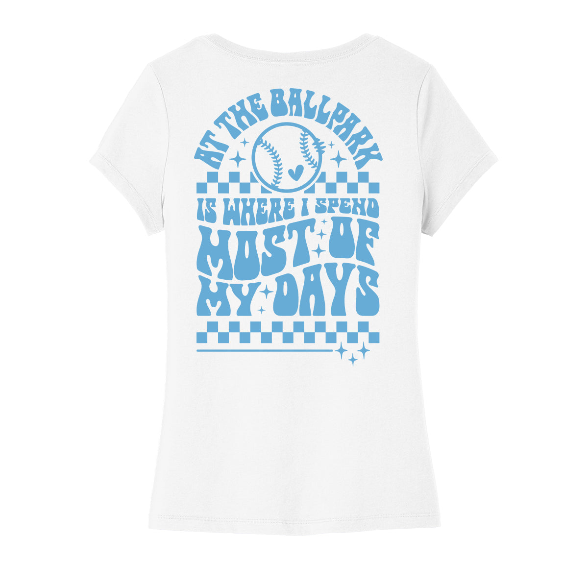 At The Ballpark Women's V-Neck Tee