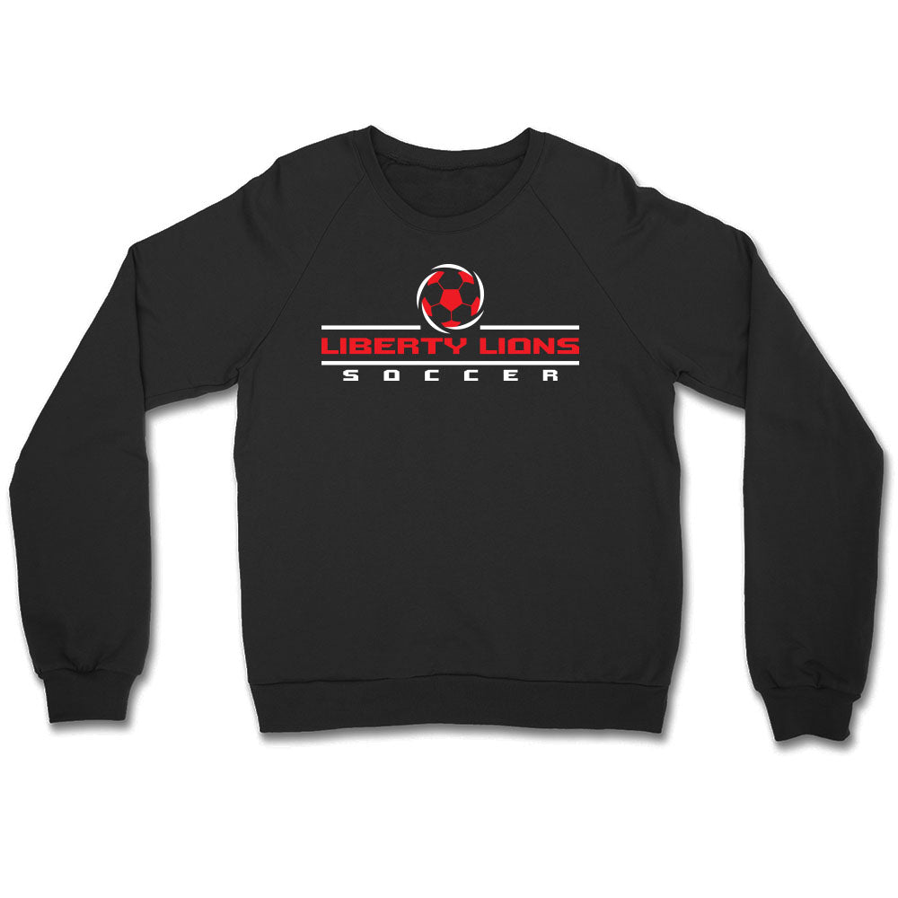 Men's Liberty Lions Soccer Practice Unisex Crewneck Sweatshirt