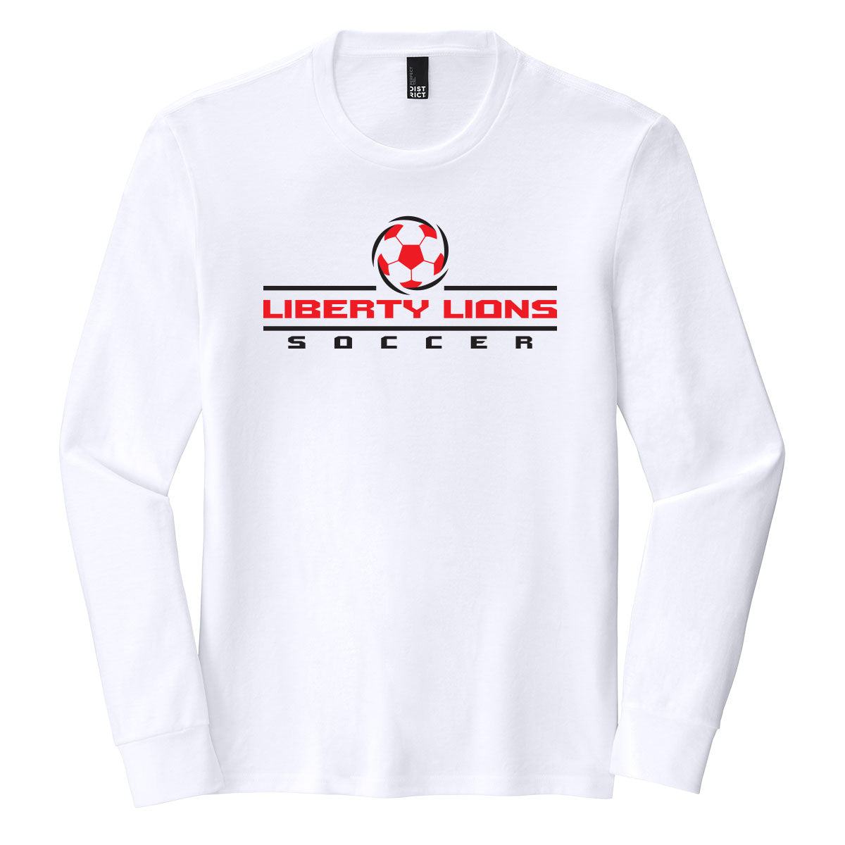 Men's Liberty Lions Soccer Practice Unisex Long Sleeve Tee