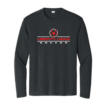 Men's Liberty Lions Soccer Practice Unisex Long Sleeve Tee