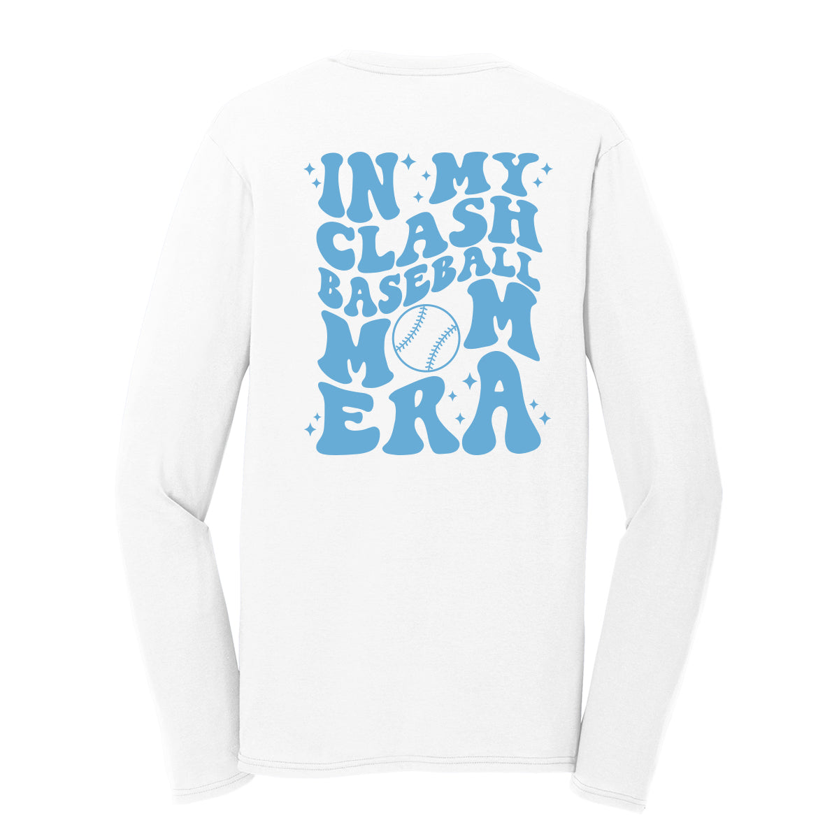 Clash Baseball Mom Era Unisex Long Sleeve Tee