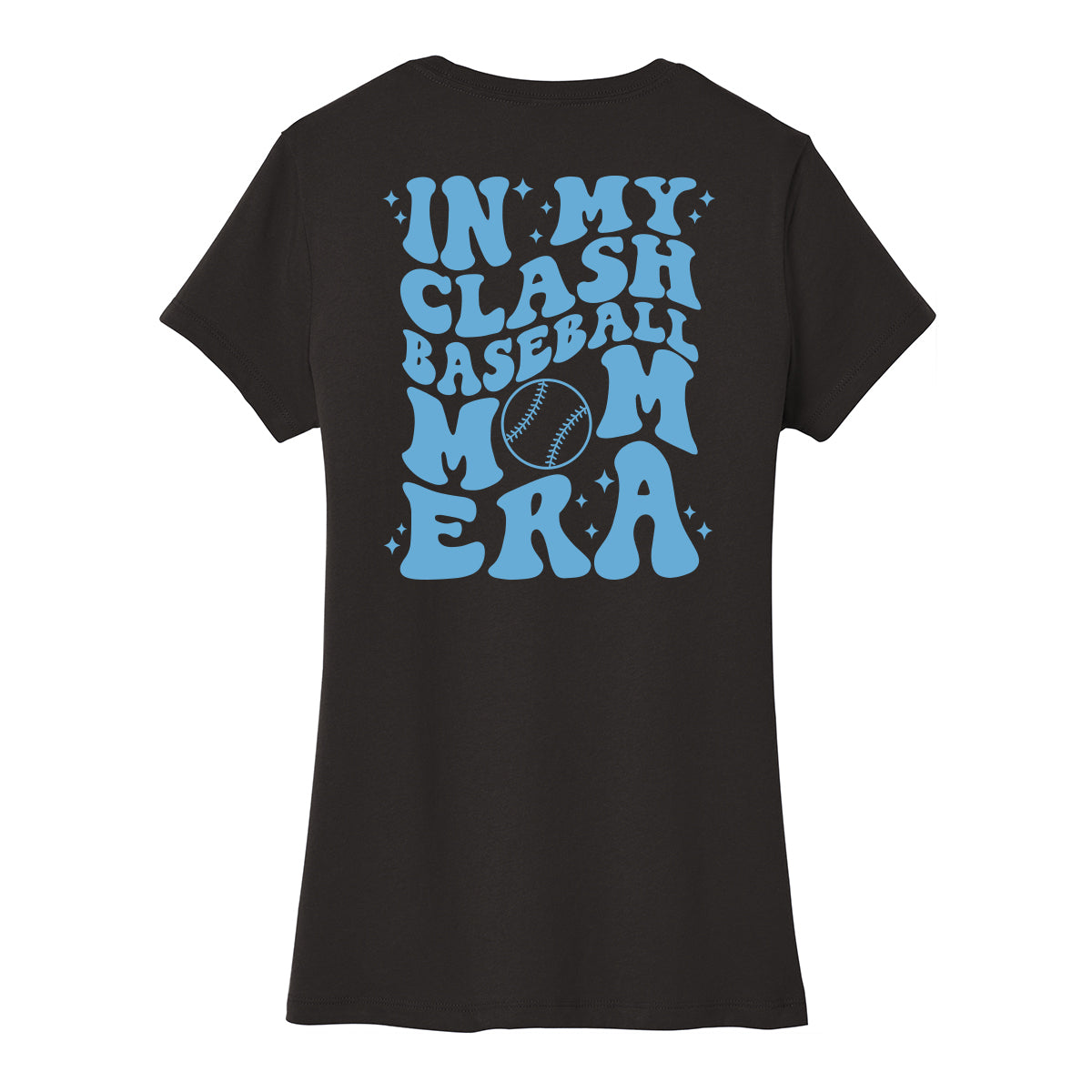 Clash Baseball Mom Era Women's Fitted Tee
