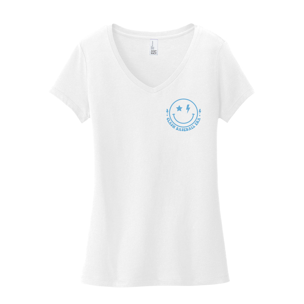 Clash Baseball Mom Era Women's V-Neck Tee