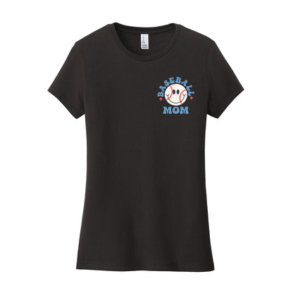 In My Clash Baseball Mom Era Women's Fitted Tee