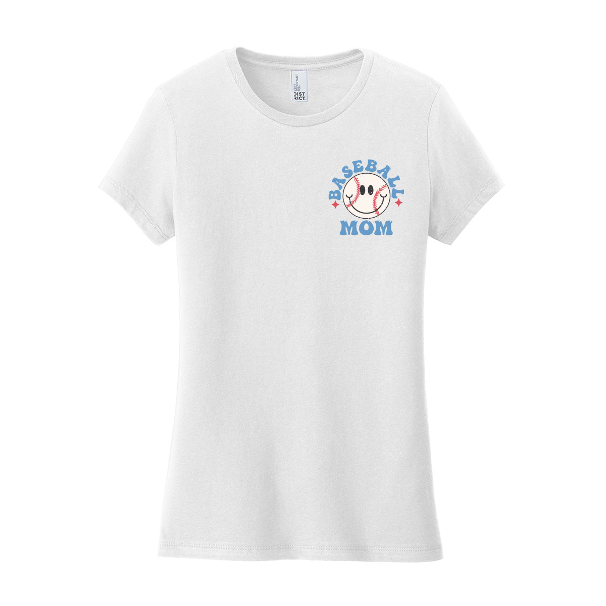 In My Clash Baseball Mom Era Women's Fitted Tee