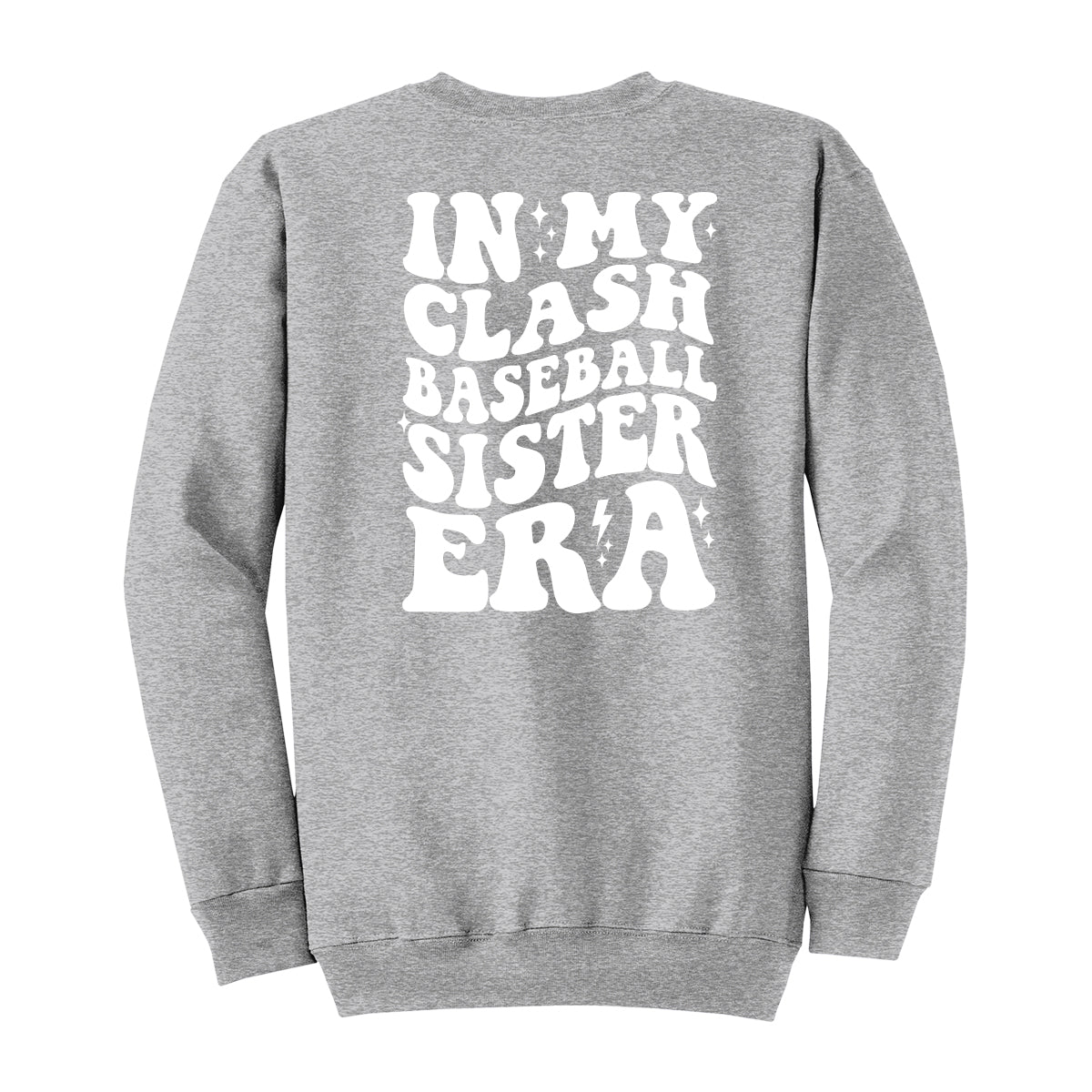 In My Clash Baseball Sister Era Crewneck Sweatshirt