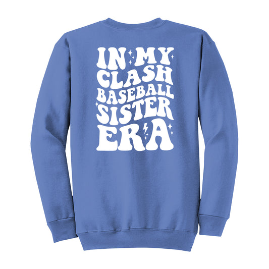 In My Clash Baseball Sister Era Crewneck Sweatshirt