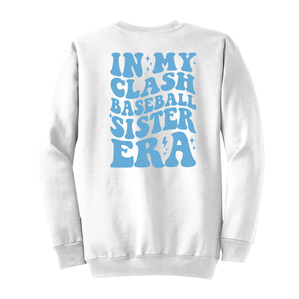 In My Clash Baseball Sister Era Crewneck Sweatshirt