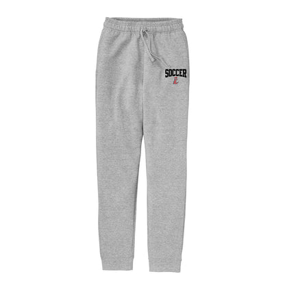 L Soccer Script Unisex Joggers