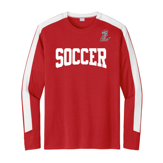 L Soccer Long Sleeve Two Color Long Sleeve Dri Fit Tee