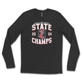2024 Liberty Lions State Champs Unisex Long Sleeve Tee