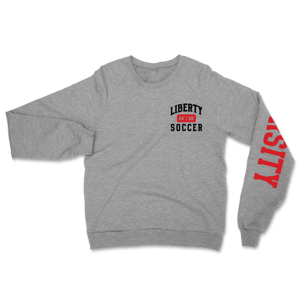 Liberty Soccer Varsity Crewneck Sweatshirt