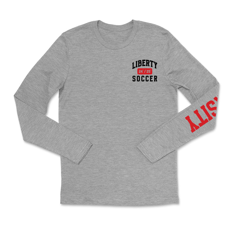 Liberty Lions Varsity Soccer Unisex Long Sleeve Tee