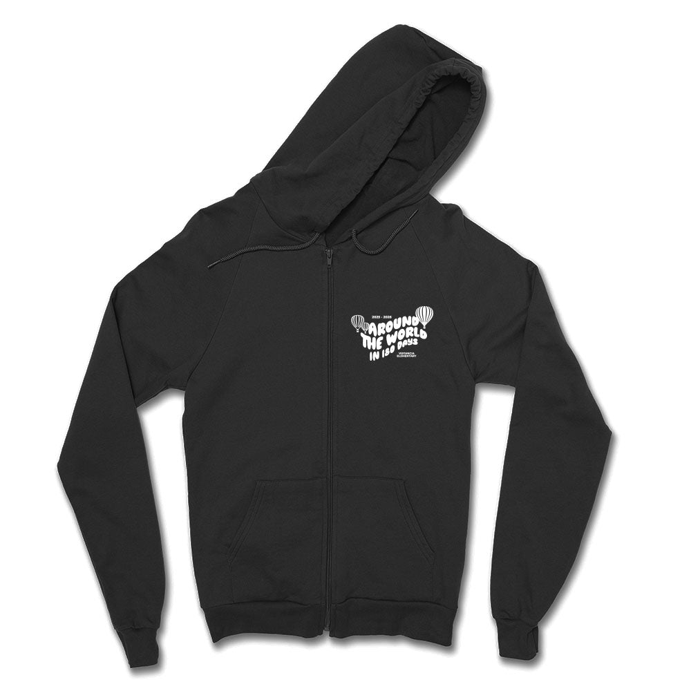 Around The World In 180 Days Full Zip Sweatshirt