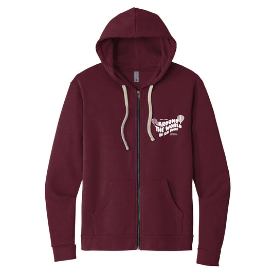 Around The World In 180 Days Full Zip Sweatshirt