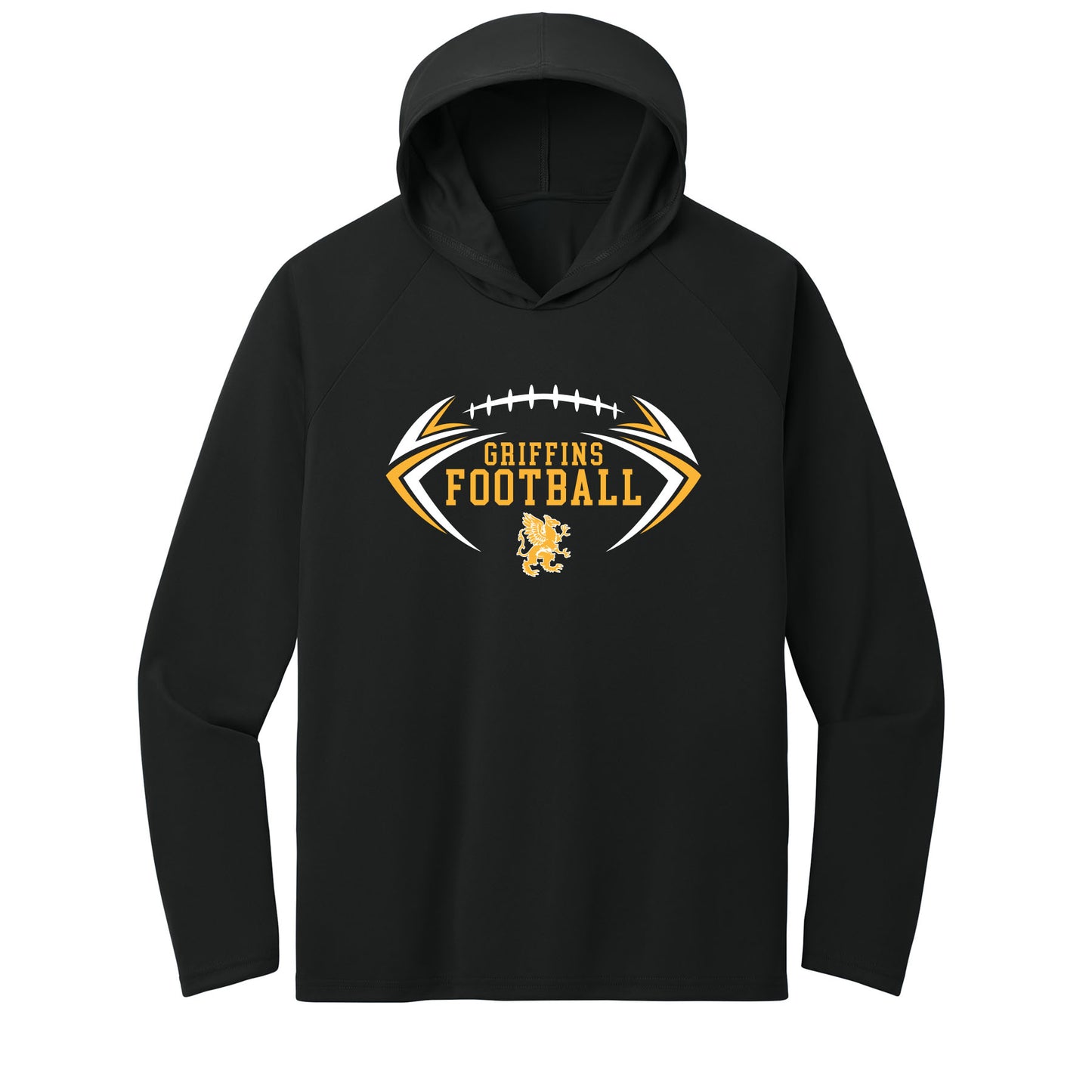 Glendale Prep Griffins Football Performance Hooded Tee