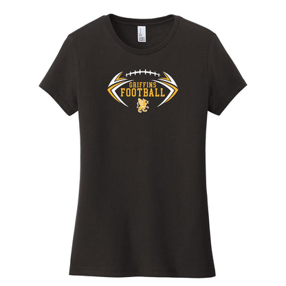 Glendale Prep Griffins Football Womens Fit Tee