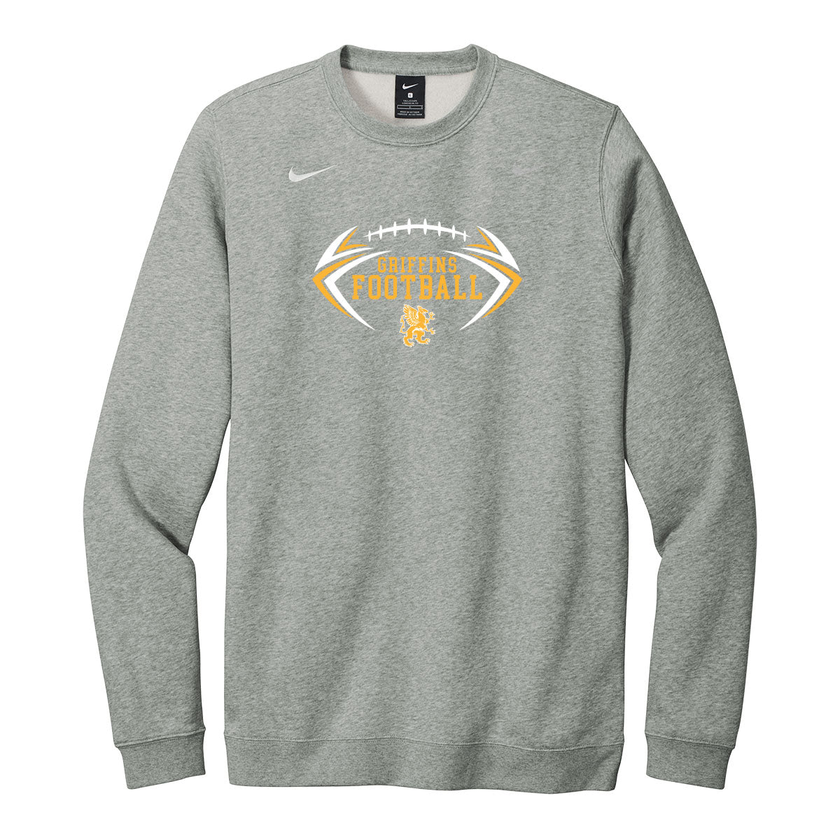 Glendale Prep Griffins Football Nike Crewneck Sweatshirt