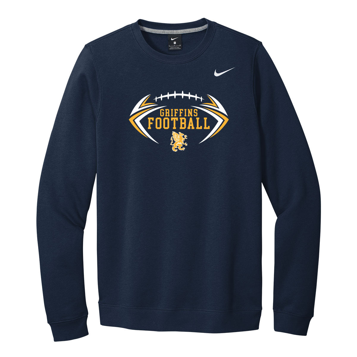 Glendale Prep Griffins Football Nike Crewneck Sweatshirt