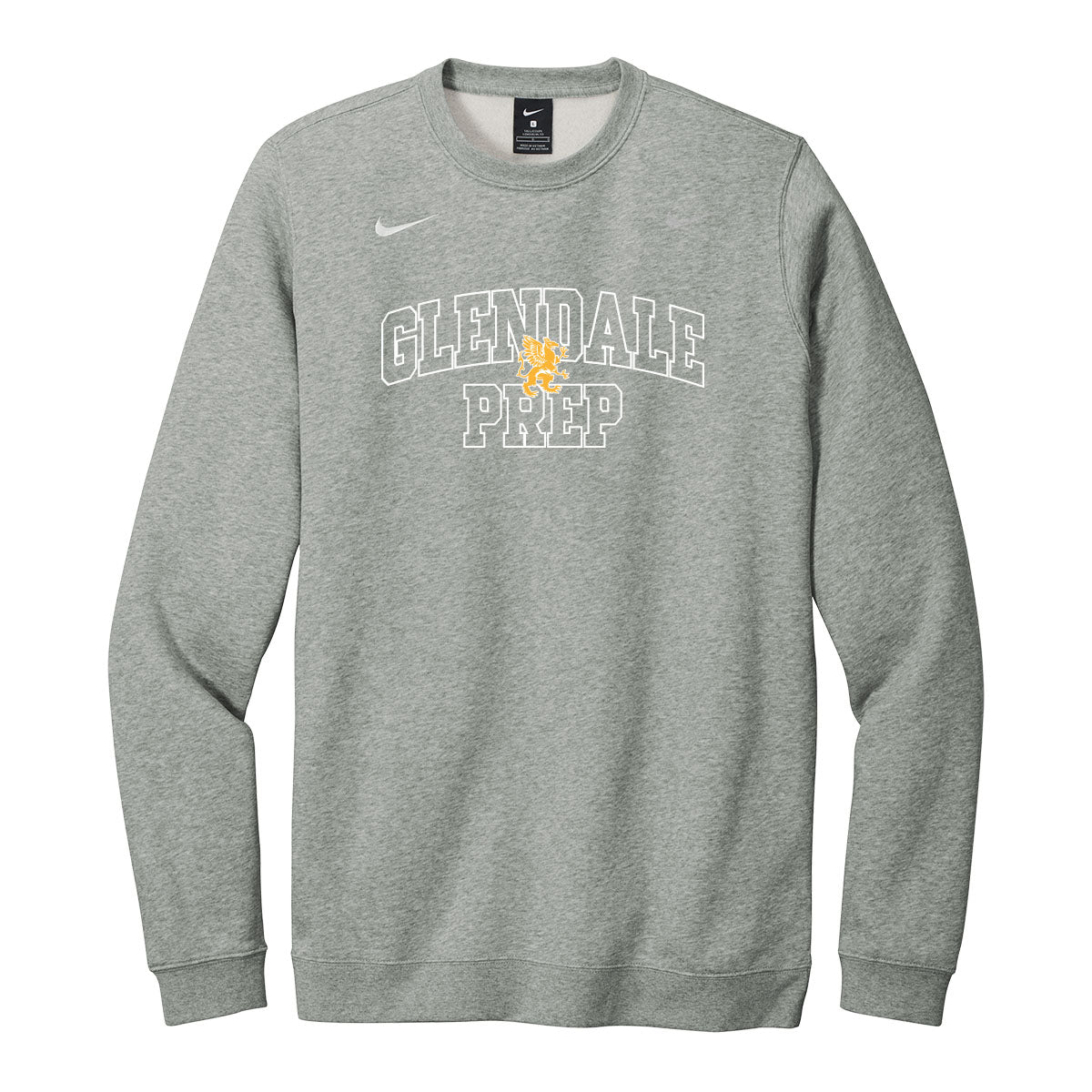 Glendale Prep Curved Nike Crewneck Sweatshirt