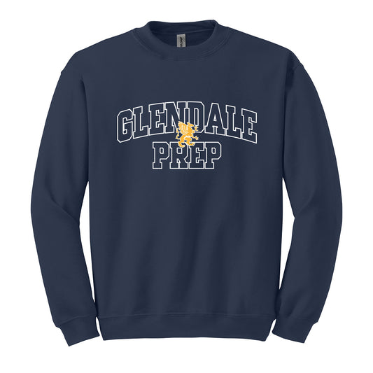 Glendale Prep Curved Unisex Crewneck Sweatshirt