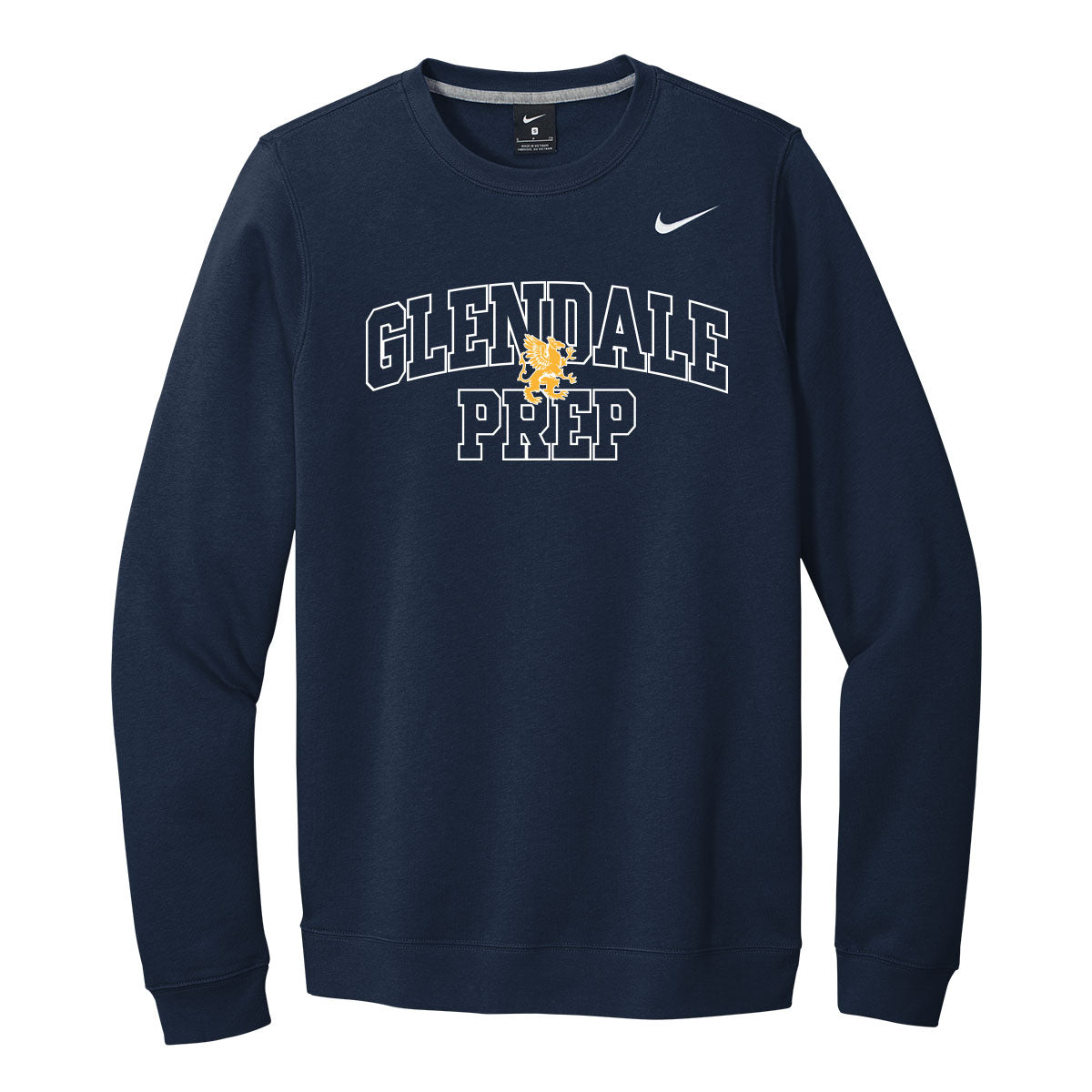 Glendale Prep Curved Nike Crewneck Sweatshirt