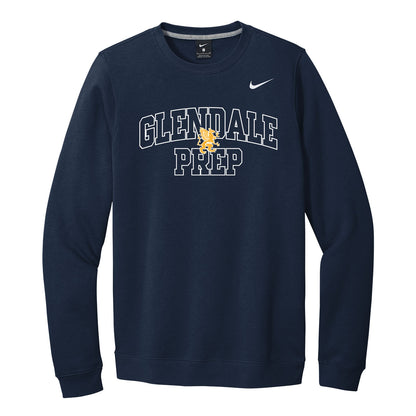 Glendale Prep Curved Nike Crewneck Sweatshirt