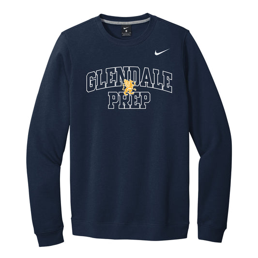 Glendale Prep Curved Nike Crewneck Sweatshirt