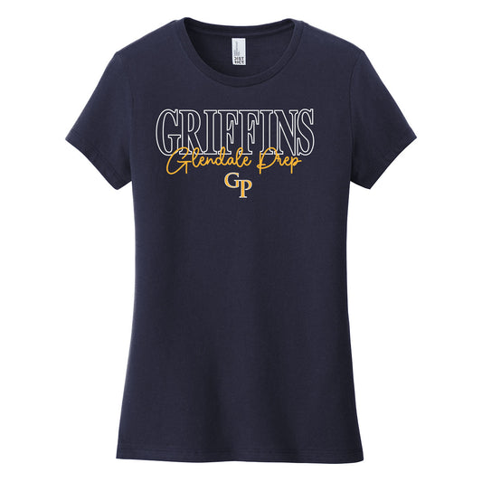 Glendale Prep Script Womens Fit Tee