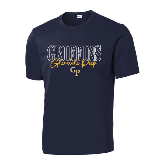 Glendale Prep Script Dri Fit Tee