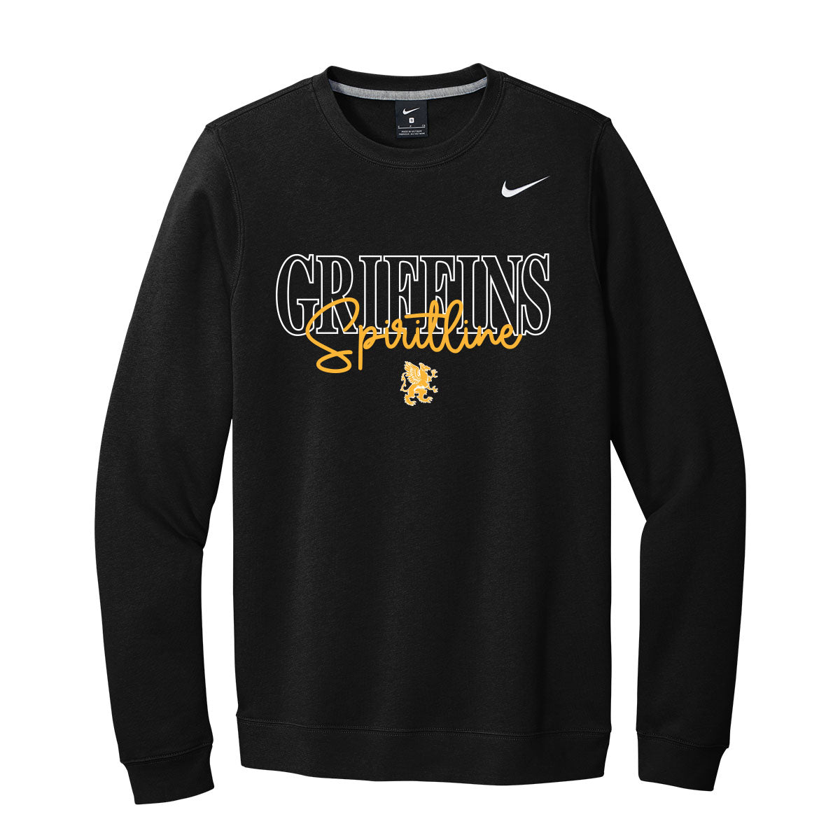 Griffins Spiritline Script Nike Crewneck Sweatshirt