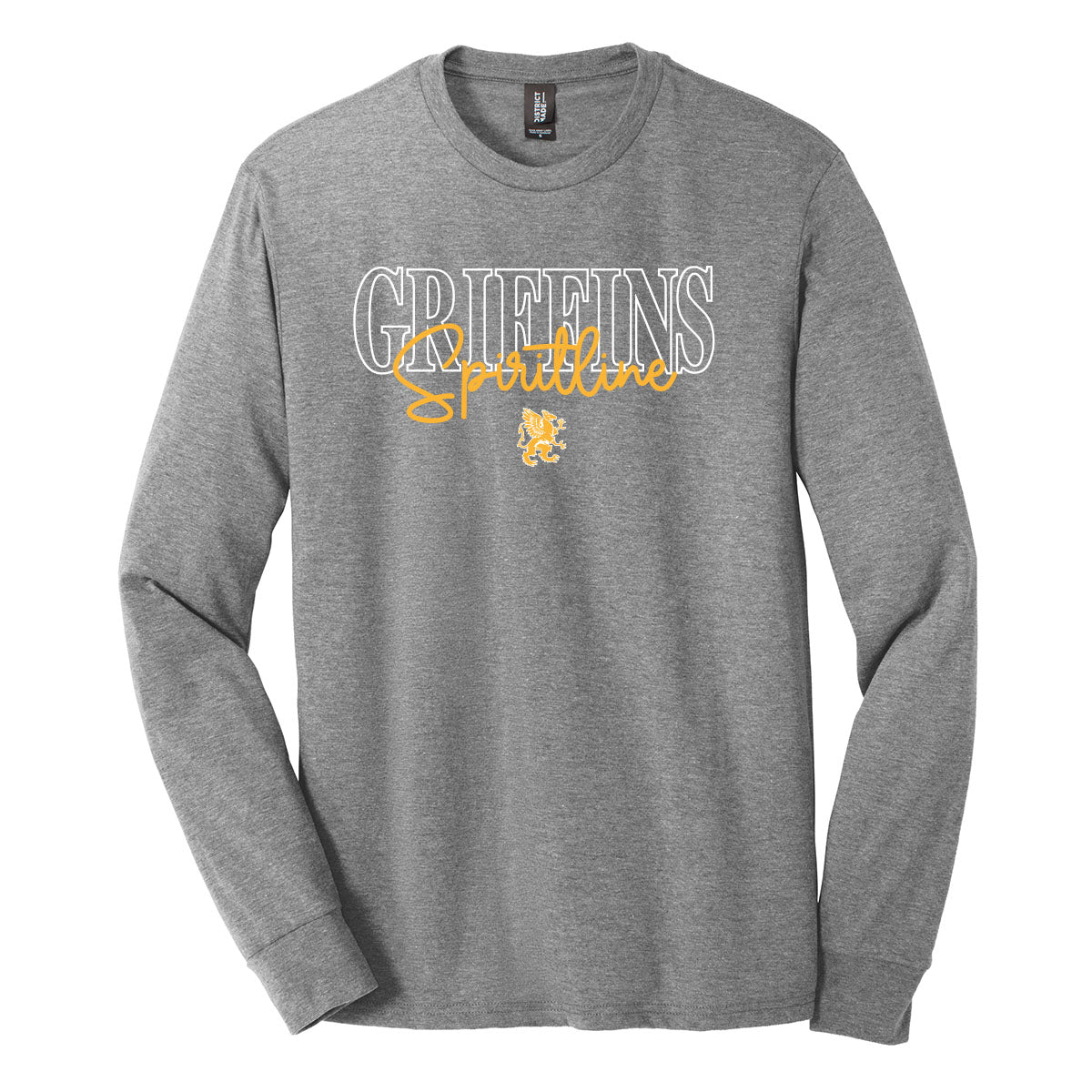 Griffins Spiritline Script Unisex Long Sleeve Tee