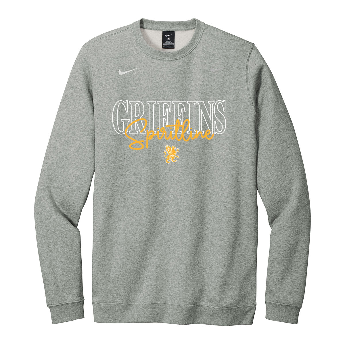 Griffins Spiritline Script Nike Crewneck Sweatshirt