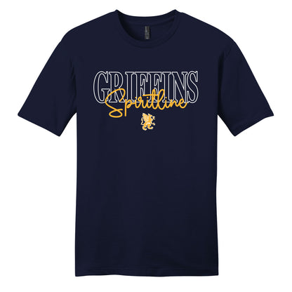 Griffins Spiritline Script Unisex Tee