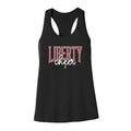 Checkered Liberty Cheer Racerback Tank