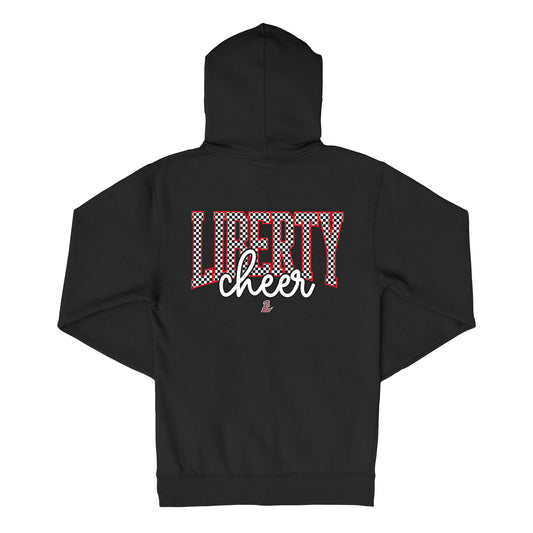 Checkered Liberty Cheer Full Zip Sweatshirt